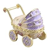 Photo Gallery liuliubull scatola portagioie smaltata fatta a mano, carrozzina, gioielli for passeggino, decorazioni for la casa, artigianato in metallo, regalo novità (color : viola) Photo Gallery liuliubull scatola portagioie smaltata fatta a mano, carrozzina, gioielli for passeggino, decorazioni for la casa, artigianato in metallo, regalo novità (color : viola)