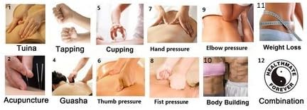 HealthmateForever T12AB2 Massage Modes