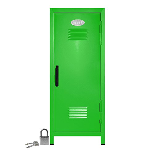 Mini Locker with Lock and Key Lime -10.75