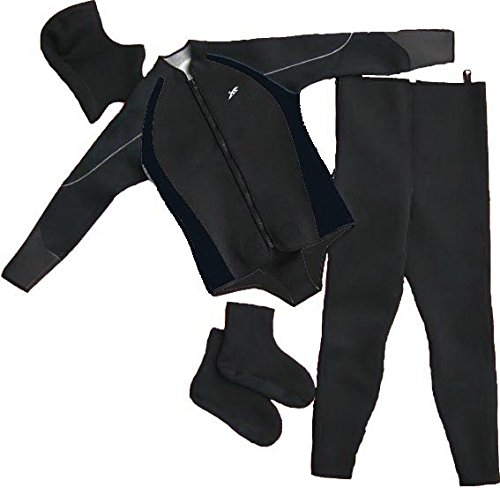 Amazon | X'SELL(エクセル) ウェーダー ウェットスーツ 4点セット 3.5