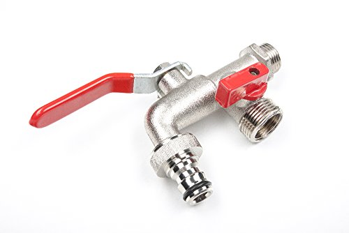 DerClou24 Doppia della valvola a sfera Rubinetto