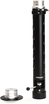 PROAIM Telescopic 27"- 42" Bazooka with Euro/Elemac Mount & Quick Lock Lever. for Camera Dolly/Slider/Jib/Crane Setup. Payload up to 200kg / 441lb. BZ-286-00