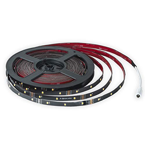 Geeon Daylight White LED Strip Light Non-Waterproof 5M/16.4Ft 12V SMD2835 for Indoor Room Ceiling Bed Cabinet Wardrobe (Power Supply Not Included)