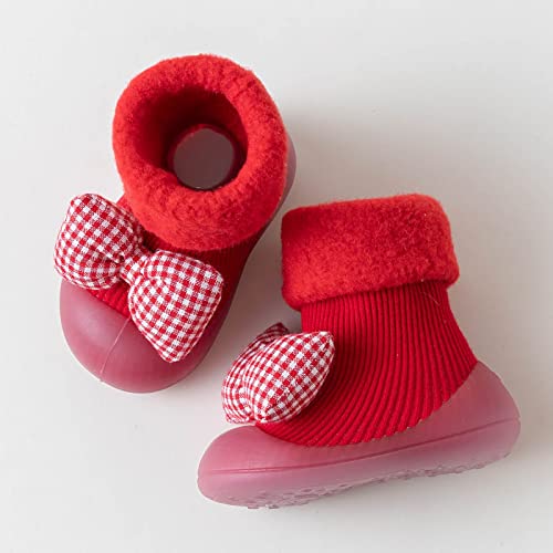 Girls Shoes Children Anti Slip Shoes Newborn Baby Girl Cotton Floor Socks Baby Boy Rubber Sole Shoes2
