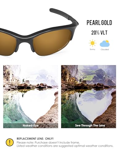 Image of BLAZERBUCK Replacement Lenses & Sock Kit for Oakley Half Jacket Sunglass