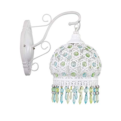Mediterrane Wandleuchten Nordic Vintage Romantische Wandleuchte Klassische Nachttischleuchten Für Schlafzimmer Wohnzimmer Flur Cafe E14 D.