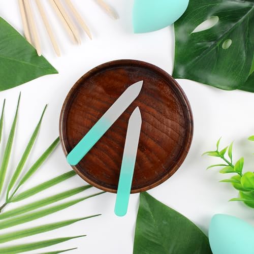 Feel Natural - Lima de uñas de cristal de alta calidad, pulido para manicura suave e higiénica, limado preciso, diseño ergonómico y duradero, para todo tipo de uñas