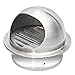 Stal nierdzewna Grill Okrągły wentylacyjny Grill, Osłona wentylacji wentylacyjnej Wall Vent Outlet Wbudowany Ekran Mesh Grille Vent Vent Grille, do systemu odzyskiwania wentylatora Extractor Wentylato