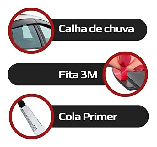 Kit de 4 peças, Calha Porta Virtus 18/ 22020, Tg Poli