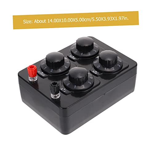 CANIGHT Caixa Caixa Resistores Variáveis ​​Instrumento De Ensino Experimento Ferramenta Física Variá