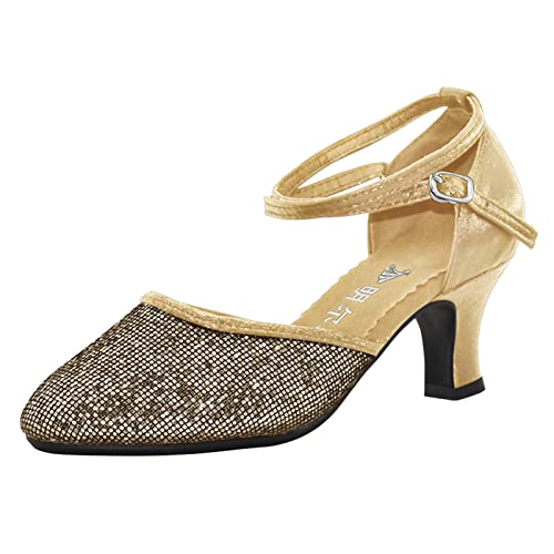 Chaussures de danse latine et sandales de salon à talons fermées