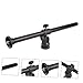 Angoily 360degree Rotatable Tripod Extension Arm Horizontal Boom for Multi-Angle Photography Black Camera Center Column Accessory for Overhead Shots