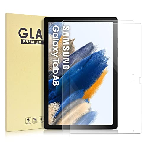 KATUMO [2 Pack] Screen Protector for Samsung Galaxy Tab A8 (10.5-Inch 2021 2022) Tempered Glass Film Protective Screen for SM-X200/X205/207
