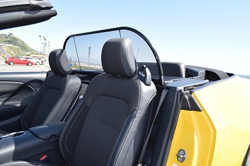 Love The Drive Mustang Convertible Wind Deflector 2024-2030, Clear, Clip-on, Vehicle Specific Fit
