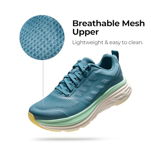 Image of NORTIV 8 Men's Walking Running Tennis Cushioning Shoes ActiveFloat Non Slip Athletic Gym Workout Jogging Comfortable Sneakers