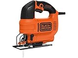 BLACK+DECKER Serra Tico Tico 550W, Ferramenta Elétrica para Marcenaria e Tarefas Diárias, Modelo KS701PEK, 220V