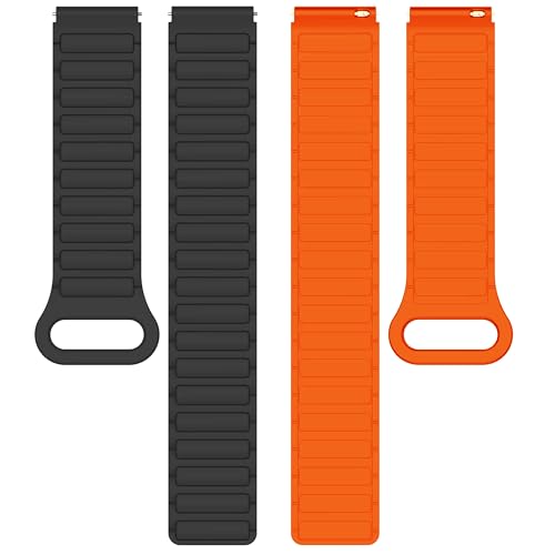 Image of ACM Watch Strap Magnetic Silicone 22mm compatible with Noise Colorfit Pro 6 Max Smartwatch Luxury Colorful Band