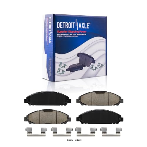 Detroit Axle - Front Brake Pads for Ford Mustang 2015 2016