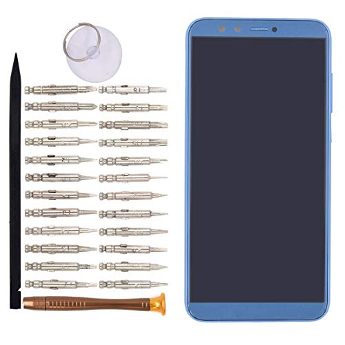 Image of Pre Install LCD Display Touch Digitizer Screen Assembly Replacement for Honor 9 Lite Huawei Honor 9 Youth Edition(Blue)[Frame Included]