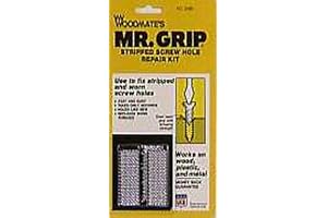 Mr. Grip Screw Hole Repair Kit - Effortlessly Repair Stripped and Damaged Screw Holes.