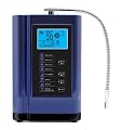 Wter Ionizer and Alkaline Water Machine, Up to -500mV ORP, PH 3.5-10.5 Water Purifier Machine,285x170x110 mm (Blue)