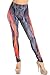 Creamy Soft Leggings Premium Women's Hot Lava Extra Plus, High Rise, Stretchy, Comfortable, 3X-5X Leggings - by USA Fashion™