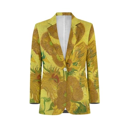 Oil Painting Printed Men Blazer Long Sleeve Blazer Jackets with Pockets Plus Size Suit Jacket Party Dress Blazer3