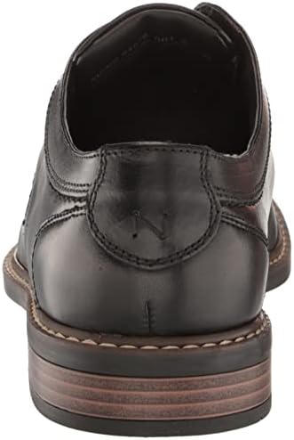 Nunn Bush Men's Hayden Plain Toe Oxford Dress Casual Leather Lace Up Shoes, Black, 10 Wide | Image 2