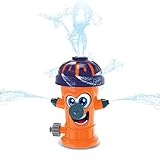 Splash Buddies Kid's Fire Hydrant Sprinkler, Fun Water Toys for Toddlers and Dogs, Backyard...