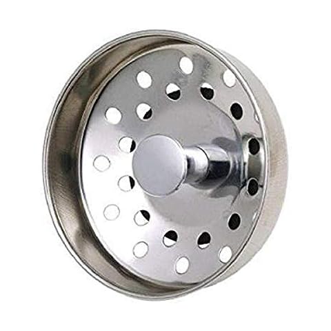 Master Plumber 282-020 MP Sink Strainer Basket, Chrome Cover