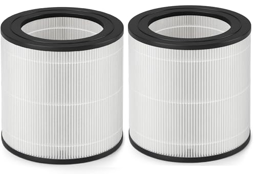 NIVMOWN Paquete de 2 filtros HEPA de repuesto FY0611, compatible con purificador de aire Philips 600i, número de modelo...