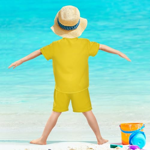 Image of 3T Toddler Boy Shorts Set Black Hawaiian Button Down Shirts Summer Outfits for Little Boy