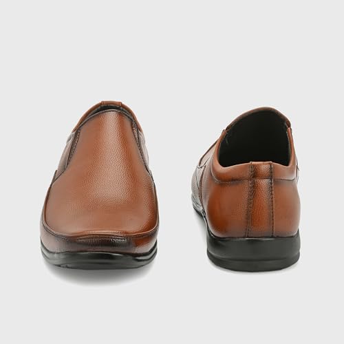 Image of Centrino Men's Formal Shoe | Cushioned Insole Comfortable Shoes | Trendy & Classic Design | Durable TPR Sole Footwear (8112)