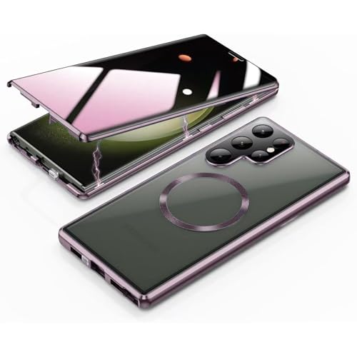 Coque Samsung S23 Plus anti-espion avec protection verre magnétique