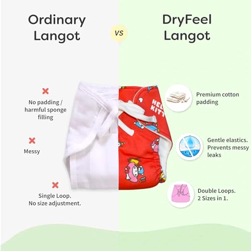 Image of VParents Cotton Jabla and Nappies Set for Newborn Baby Boys & Girls Soft Comfortable, Multicolour Assorted Baby Clothing Combo