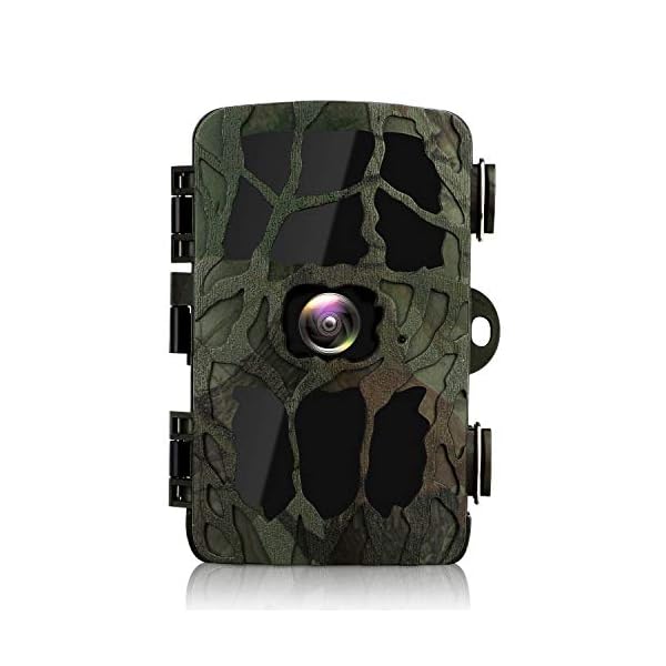 BYbrutek Wildkamera, 20 MP, 4 K HD Wildtierkamera, Bewegungsaktivierte Hirschjagd-Spielkamera mit 40 Stück 850 nm IR…
