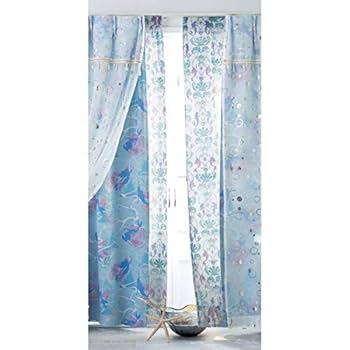 ず*ち様 ベルメゾン アリエル カーテン レース4枚セット　遮光カーテン　ディズ ず*ち様 ベルメゾン アリエル カーテン レース4枚セット遮光