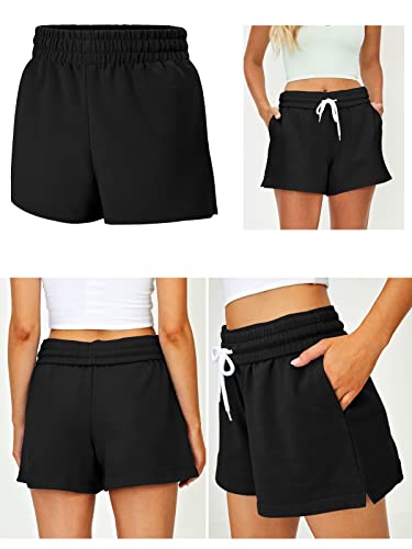 Sunbs Womens Sweat Shorts Lounge Casual Cotton Shorts High Waisted Trendy Comfy Shorts Athletic Summer Drawstring Shorts With Pockets 2023 Fashion Spring Clothes #TOP3