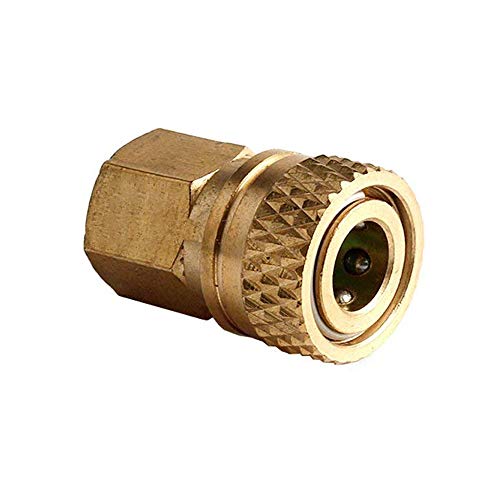 IORMAN 1/8 BSPP Female to 8MM Female Quick-Disconnect Connector Brass Plug Adapter