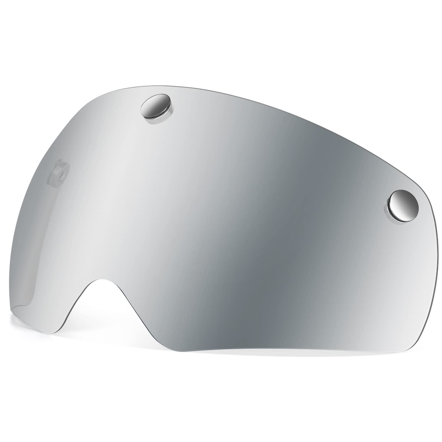 Victgoal Bike Helmet Goggles Visor Strong Magnetic Eye Shield (Silver) — image 1
