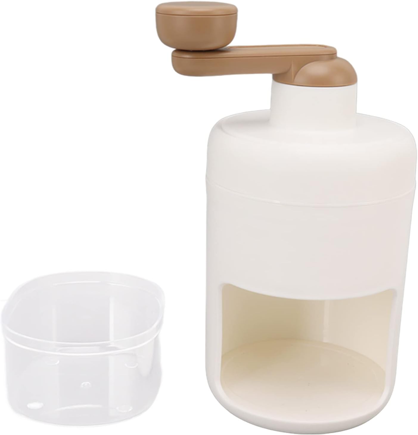 Manual Ice Crusher, Small Ice Crusher, Hand Ice Shaver Machine Snow Cone Maker Drink DIY Set for Home Kitchen
