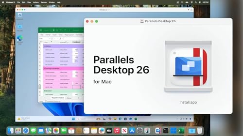 Image of Parallels 26 Desktop Pro 2026 Edition Software (New Version) (Pre-Activated) (NO-KEY) for MacOS M1, M2, M3, M4 | Run Windows on Mac Virtual Machine Software | Perpetual (1 Device) | Genuine | LIFETIME VALIDITY