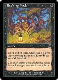 Bubbling Muck (Magic the Gathering : Urza's Destiny #54 Common)