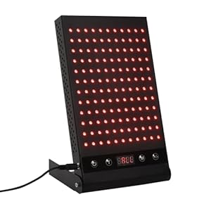 Roodlicht therapieapparaat 660nm 850nm rood licht therapie apparaat inklapbaar met timer rode lichtlamp volledig lichaam dichtbij infrarood lichttherapie voor pijn verlichten de huid verfijnen