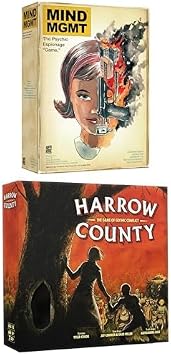 Bundle of Mind MGMT The Psychic Espionage Game 25 Players, Ages 14+ + Harrow County The Game of Gothic Conflict 13 Players, Ages 14+ Hidden Movement, Strategy & Deduction Board Games