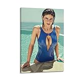 LUFPOTH Alexandra Daddario Poster, Wandkunst, ästhetisches 