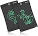NEWYES 8.5-Inch LCD Writing Tablet-Can Be Used as Office Whiteboard Bulletin Board Kitchen Memo Notice Fridge Board Large Daily Planner Gifts for Kids(Black-2pcs