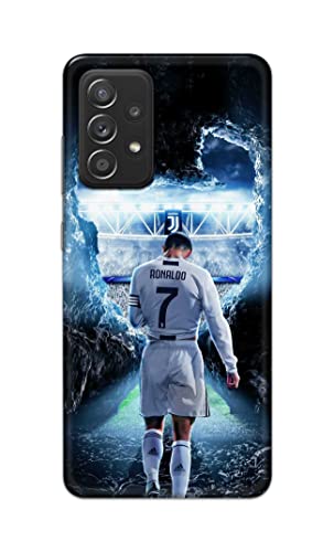 Image of Printed Hard Back Cover Case for Samsung Galaxy A52 | A52 5G | Samsung Galaxy A52s 5G Back Cover (Footbal Legend) -702