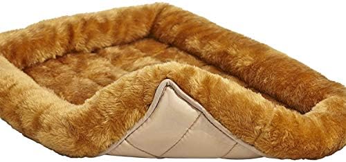 MidWest Homes for Pets Bolster Dog Bed 54cm x 33cm x 6cm Dog Bed or Cat Bed with Comfortable Bolster, Ideal for Small Dog Breeds, Cinnamon, Model 40222-CN — view 4