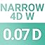 0.07D - Narrow 4D W